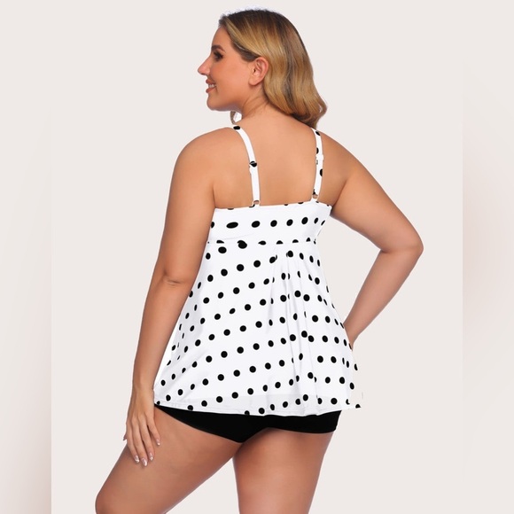 AvidLove Two Piece Tankini Set Swimwear Suit With Shorts - Picture 2 of 4